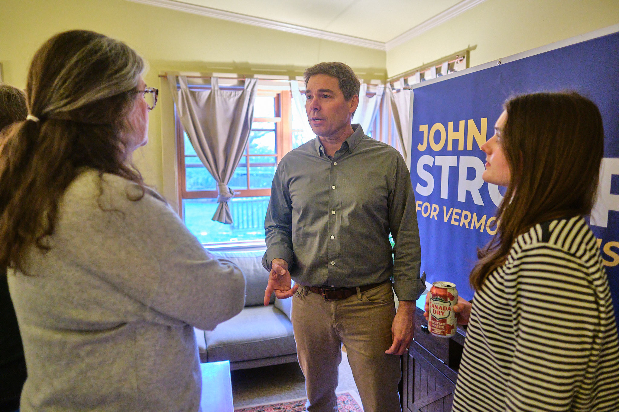 John at the Friends of the Campaign Launch Party